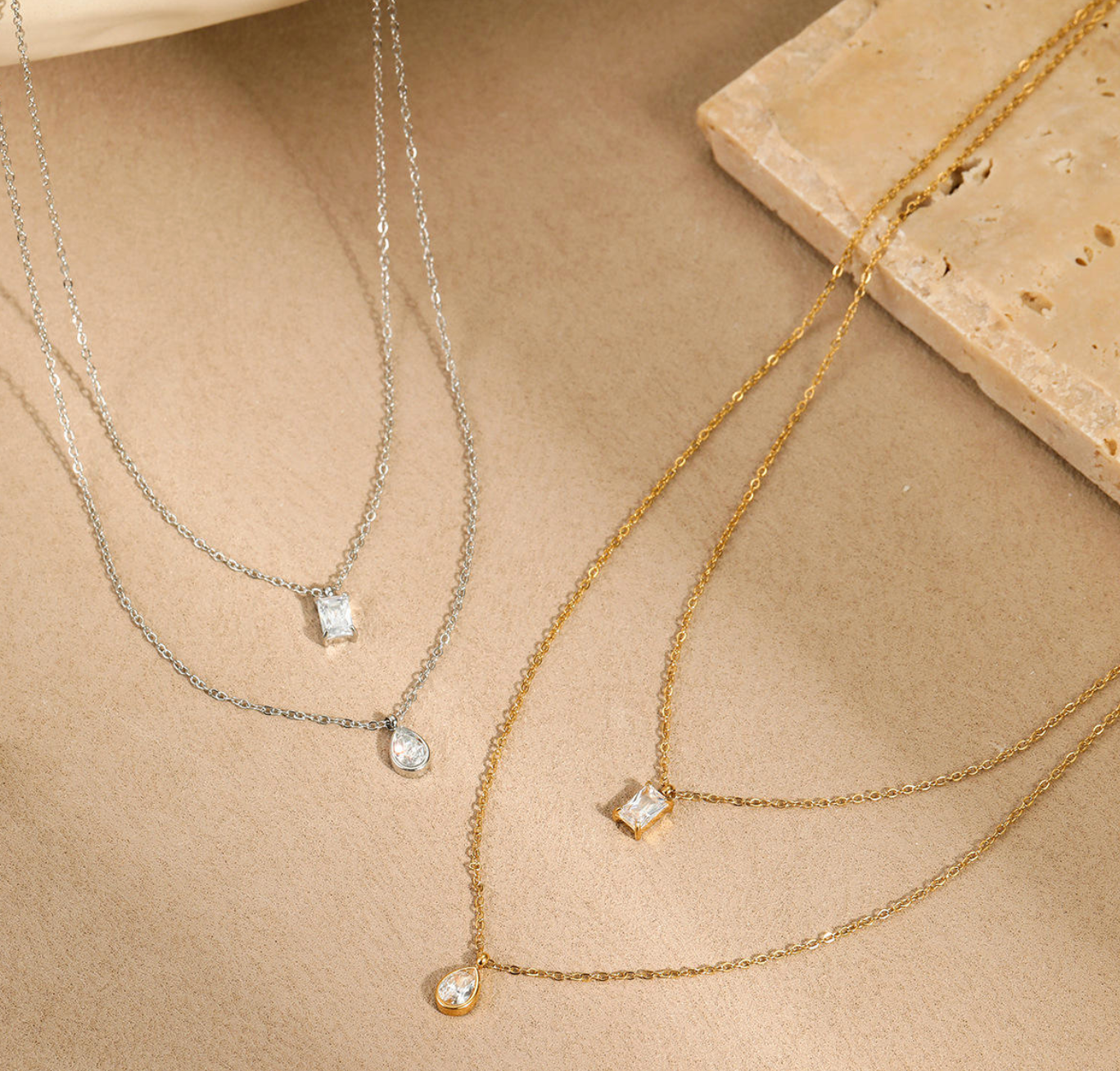 Luxe 18K Gold-Plated Stainless Steel Jewelry – Elegant Everyday Statement Piece