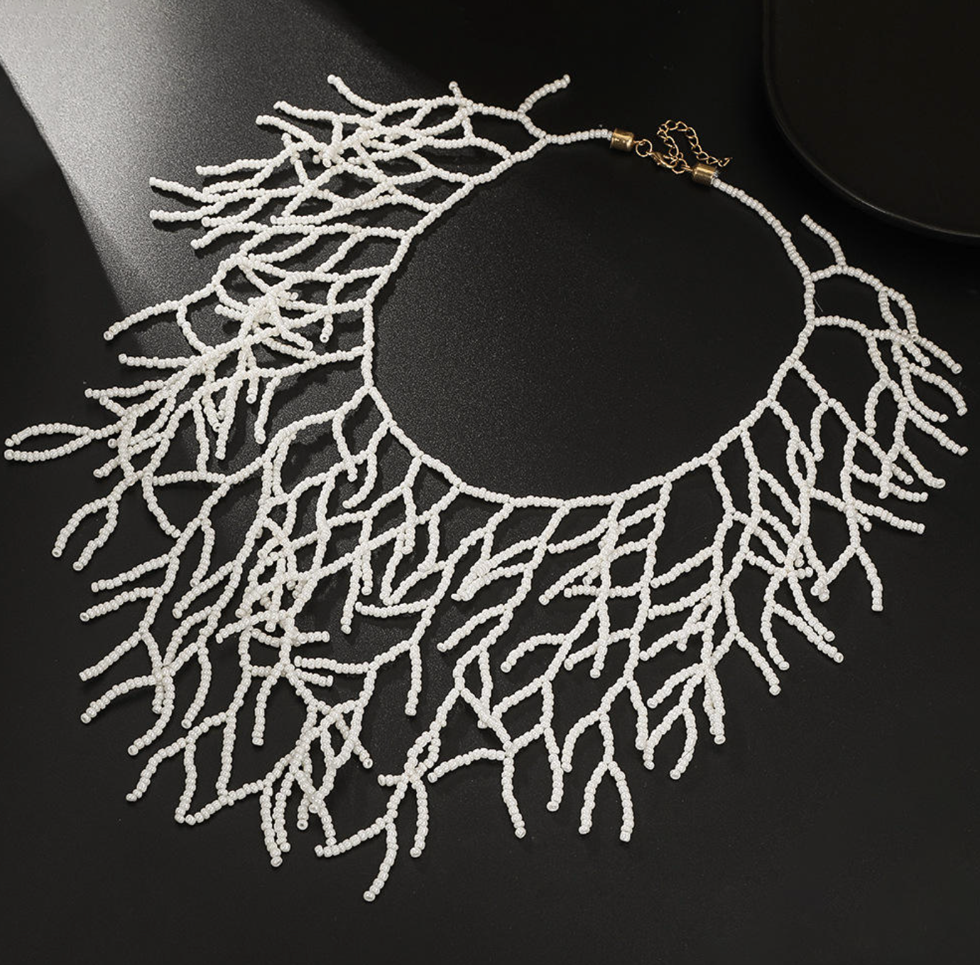 Boho Coral Fringe Jewelry – Handmade-Inspired Statement Accessory