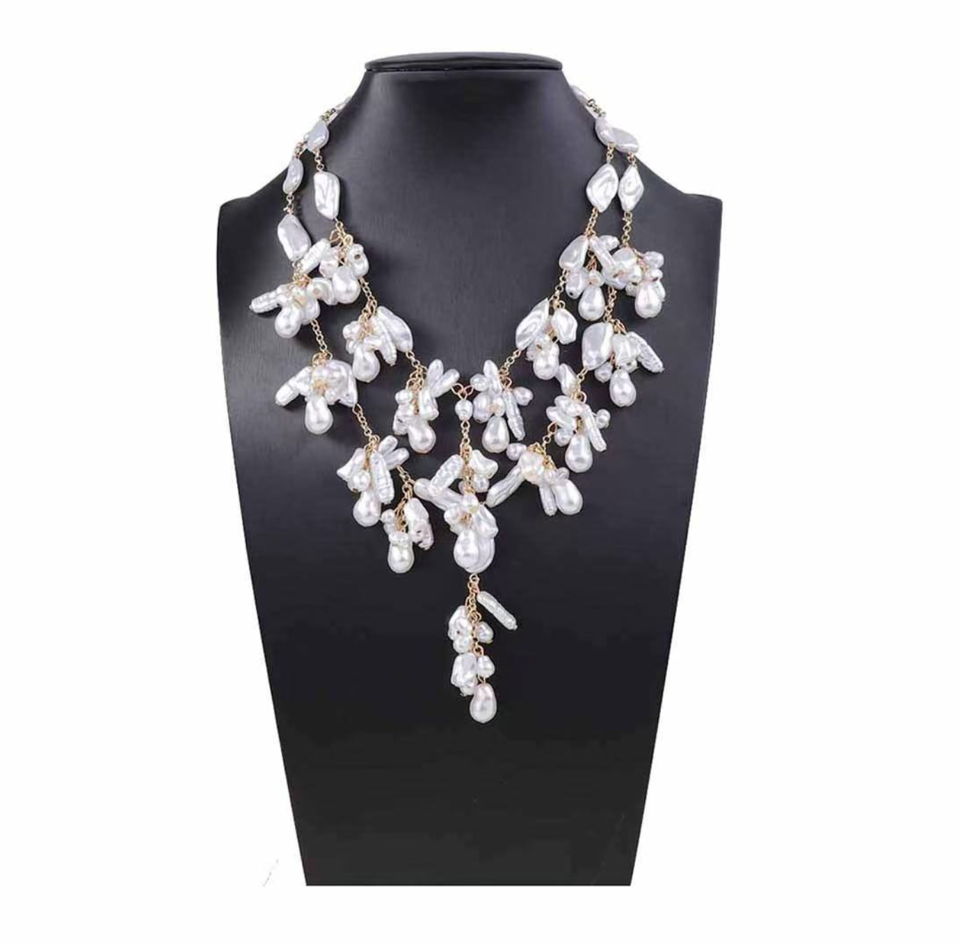 Luxe Baroque Pearl Necklace – Timeless Elegance & Sophisticated Charm