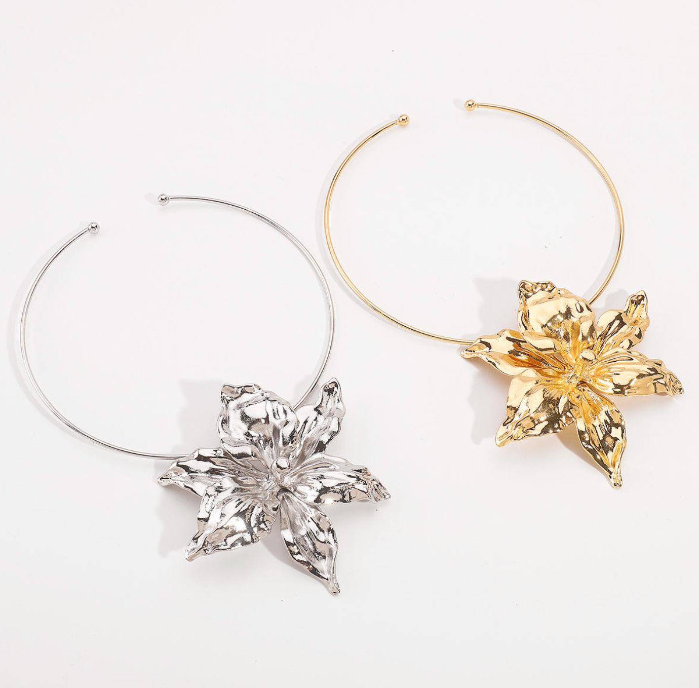 Bloom Luxe Floral Choker – Bold Statement Necklace for Women
