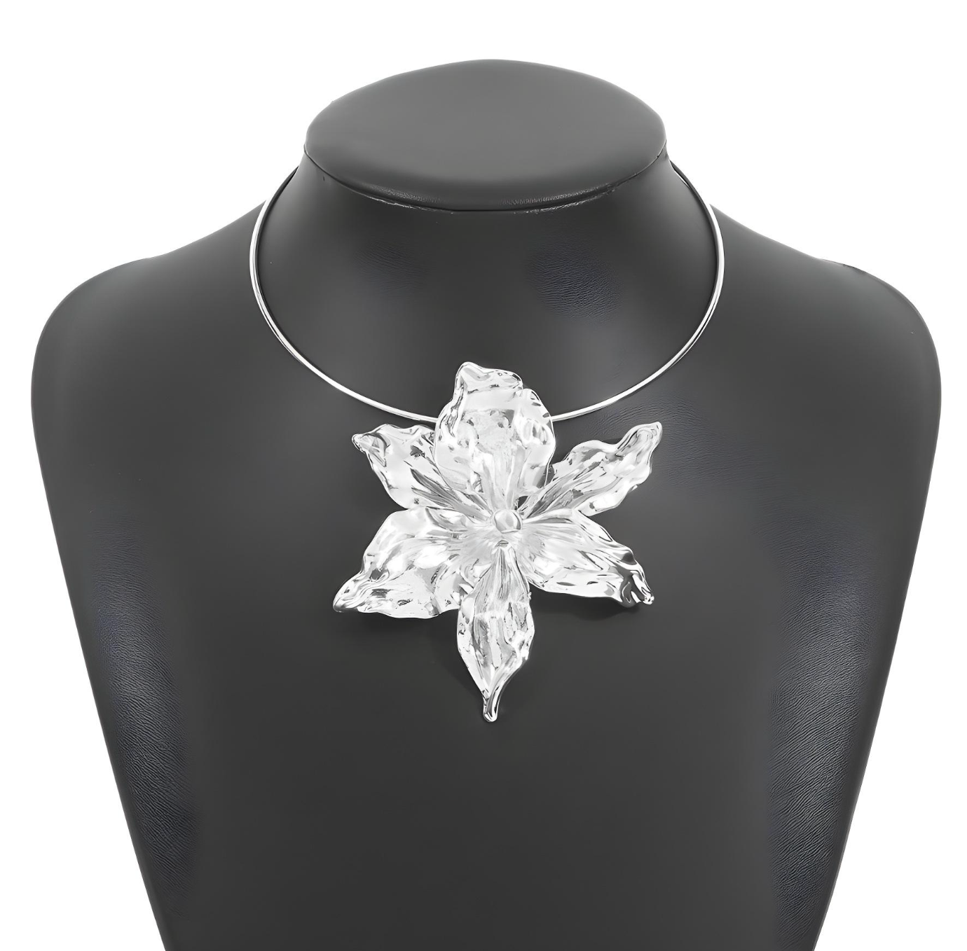 Bloom Luxe Floral Choker – Bold Statement Necklace for Women