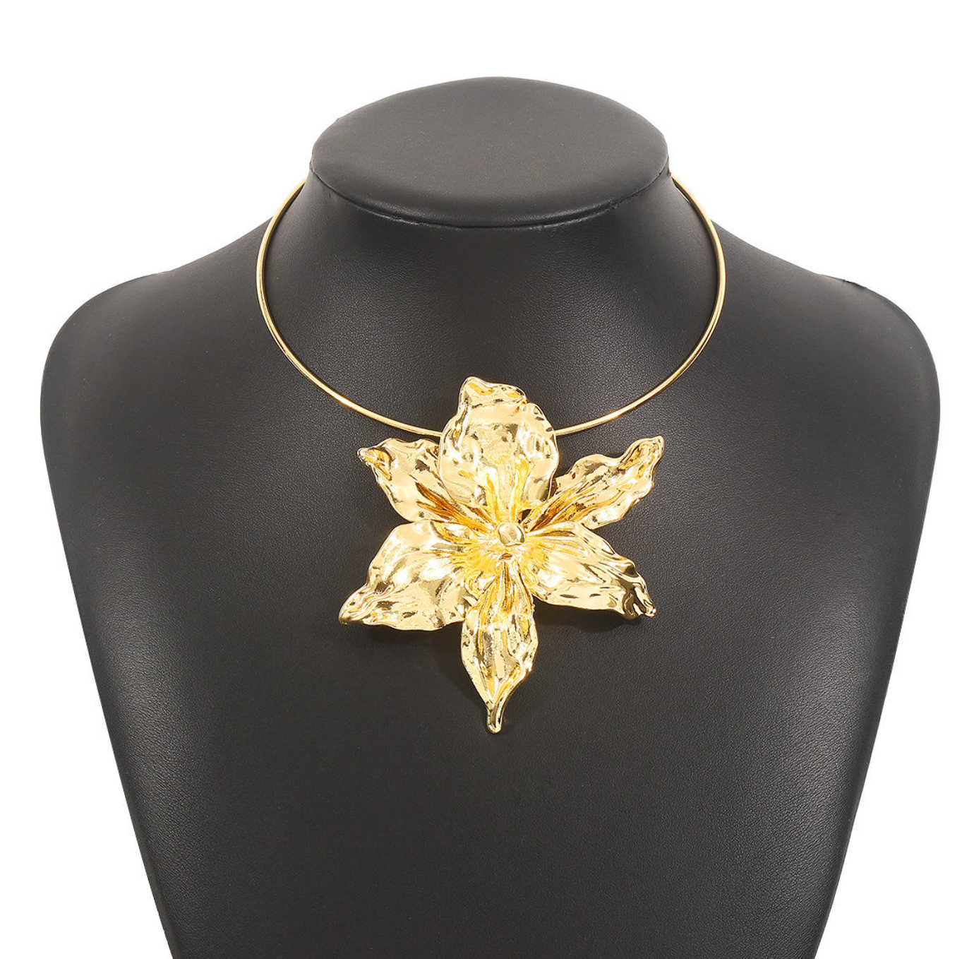 Bloom Luxe Floral Choker – Bold Statement Necklace for Women